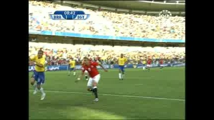 15.06 Бразилия - Египет 4:3 Мохамед Зидан гол ! Купа на Кофнедерациите