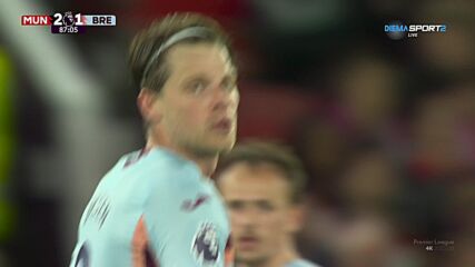 Brentford with a Spectacular Goal vs. Manchester United