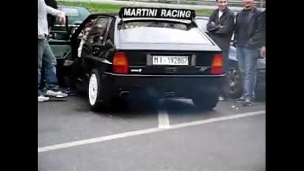 Lancia Delta Integrale - Хвърля огън!