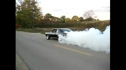 1969 camaro burnout 
