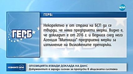 БСП разпространи доклада на ДАНС за митниците