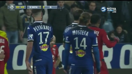 Бастия - Лион 1:0 /пълен репортаж/