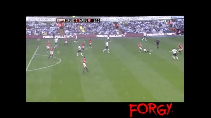 Tottenham 1 - 3 Manchester United ( J. Defoe [ 1 - 0 ] )