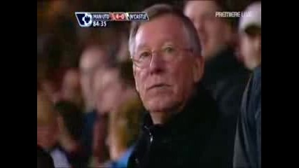 Man Utd 6 - 0 Newcastle 4th Rio Goal