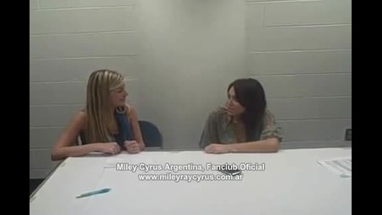 Miley Cyrus - Whitney Interview 