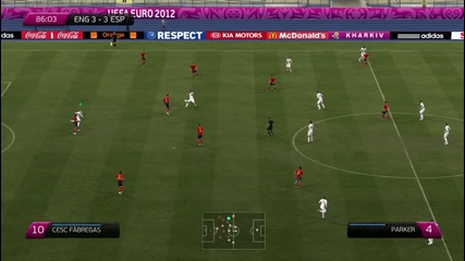 Uefa Euro 2012 England Vs Spain Part 2 My Gameplay