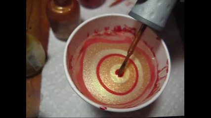Fireball Water Marble Nail Art Tutorial