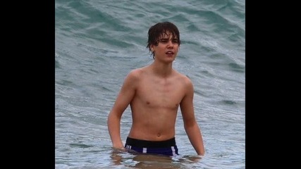 Justin Bieber на плажа 