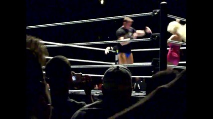 John Morrison vs Ted Dibiase Dance and Maryse танцуват