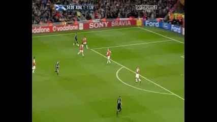 Torres Dribble+shot Vs Arsenal