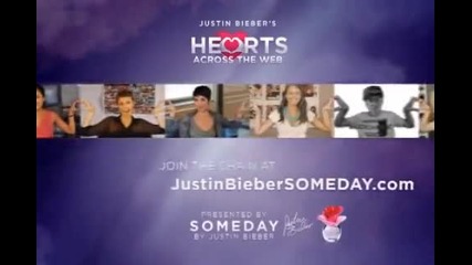 Justin Bieber говори за парфюма си Somday и за да направим верига от сърца