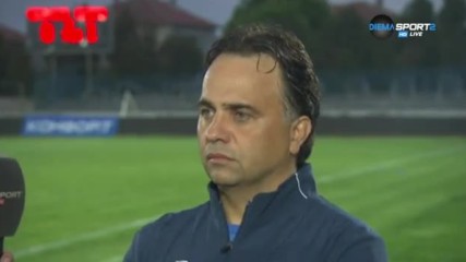 Мнението на Николай Митов след победата над Черно море