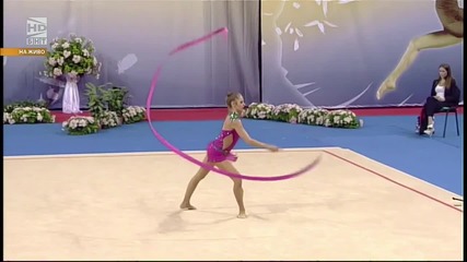 Мария Матева - лента - Световна купа по художествена гимнастика - София 2015