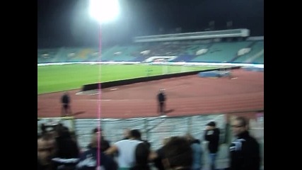 Ultras Plovdiv against Cska 