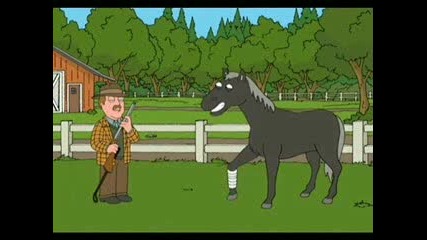 Family Guy Puting Down The Horse
