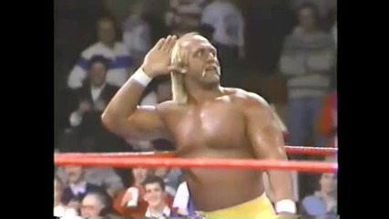 Hulk Hogan vs. Andre The Giant. Twin Referees Match (part 1)
