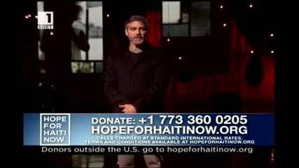 George Clooney - Hope For Haiti Now 