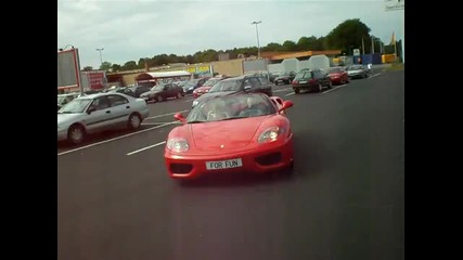 Ferrari 360 accelerating sound 