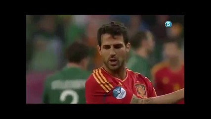 Испания-ирландия 4-0 Фабрегас