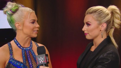 Dana Brooke congratulates Becky Lynch: Raw, April 8, 2019