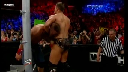 The Miz hits an On-knees Snap Ddt in the Steel Steps