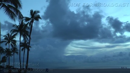 Time lapse - Гръмотевична буря в Форт Лодърдейл , Флорида