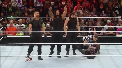 Mark Henry vs. Roman Reigns, Raw 17 Feb, 2014 - www.uget.in