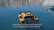 Meet the robot eating trash in the sea