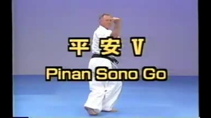 Karate kyokushin kata pinan sono 1,2,3,4,5