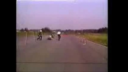 Police With Bike Funny Crash