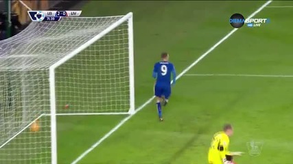 Лестър - Ливърпул 2:0 , 24 кръг, Висша лига