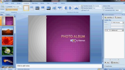 Powerpoint training -how to make a picture slideshow in powerpoint 2007 with musicvia torchbrowser.c