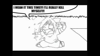 Sasuke funny *ill kill myself*:d 