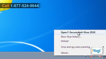 Schedule an automated scan of your Windows® 7 based Pc using F-secure® Anti-virus 2010