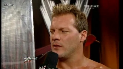 Raw 30.08.10 - Backstage Interview with Chris Jericho 