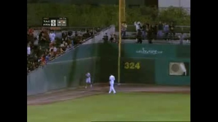 Amazing Ball girl catch