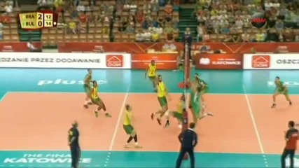 България загуби от Бразилия с 0:3 на Световното първенство по Волейбол в Полша 10.09.2014