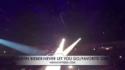 На живо! Jusin Bieber - Never let you go & Favorite girl 