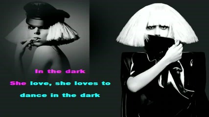 Lady Gaga - Dance In The Dark (karaoke - instrumental) with lyrics 