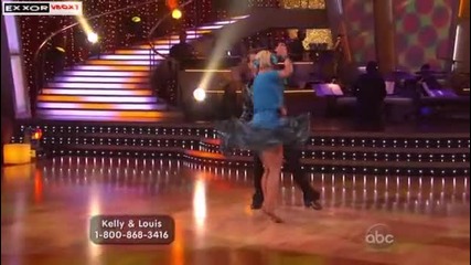 Dancing With The Stars Us - Салса - Kelly & Louis 