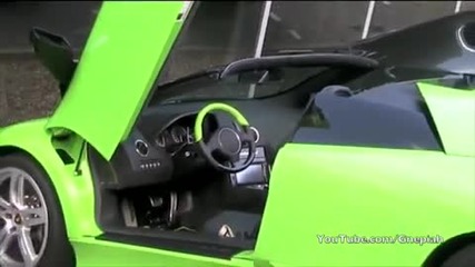 Lamborghini Lp640 Roadster start up & accelerating! 
