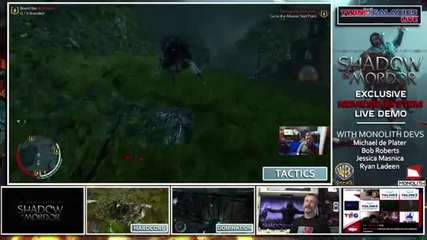 Shadow Of Mordor _nemesis System_ Live Demo