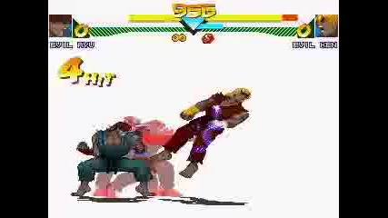 Mugen - Evil Ryu vs Evil Ken