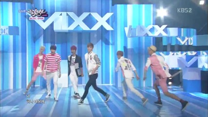 [live Hd 720p] 130802 Vixx - G.r.8.u @ Music Bank Comeback Stage