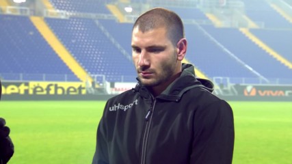 Играчът на мача Веселин Марчев след успеха над Левски