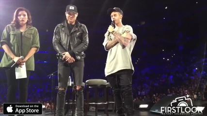 Justin Bieber произнася реч и се моли за атентата в Париж на свой концерт