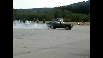 Ford Consul Coupe Drift Burnout