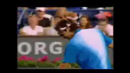 Federer vs Agassi Funny