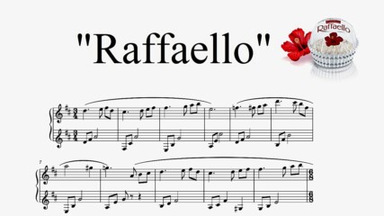 "Raffaello" - музика от реклама (ноти за пиано)