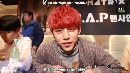 [eng] 151122 B.a.p Starcast Fan-signing Event
